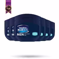 6 عدد ژل وازلین بلو سیل مردانه Vaseline Blue Seal Men مدل خنک‌ کننده Cooling حجم 250 میلی لیتر (اورجینال)