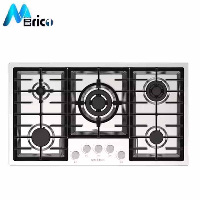 گاز رومیزی کن POLARIS-I پنج شعله استیل