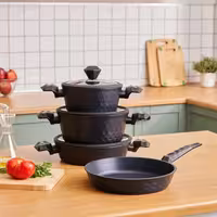 سرویس قابلمه 7 پارچه کاراجا Bio Diamond Antibakteriyel