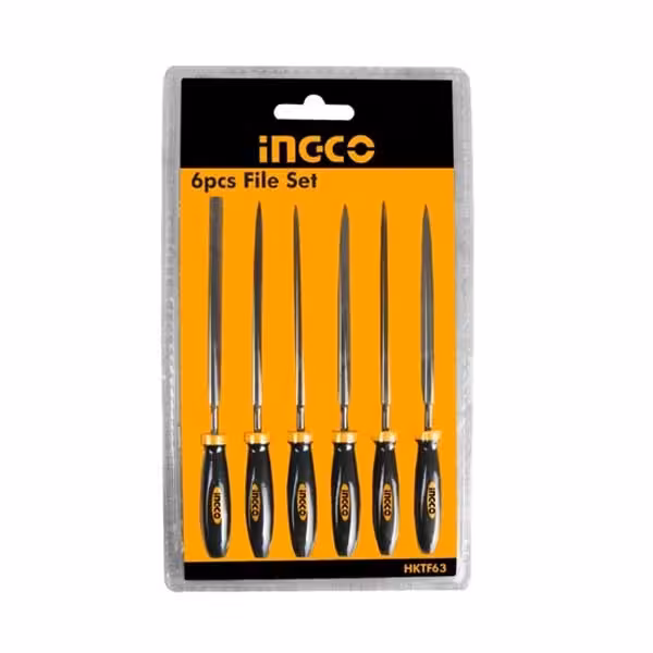 ست سوهان مینیاتوری 6 عددی 140 م م برند اینکو INGCO کد کالا HKTF63