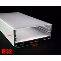 پروفیل لاین نوری کد B32 مشکی و سفید چراغ خطی لاینر.(ارسال با باربری و هزینه ارسال بصورت پس کرایه میباشد)