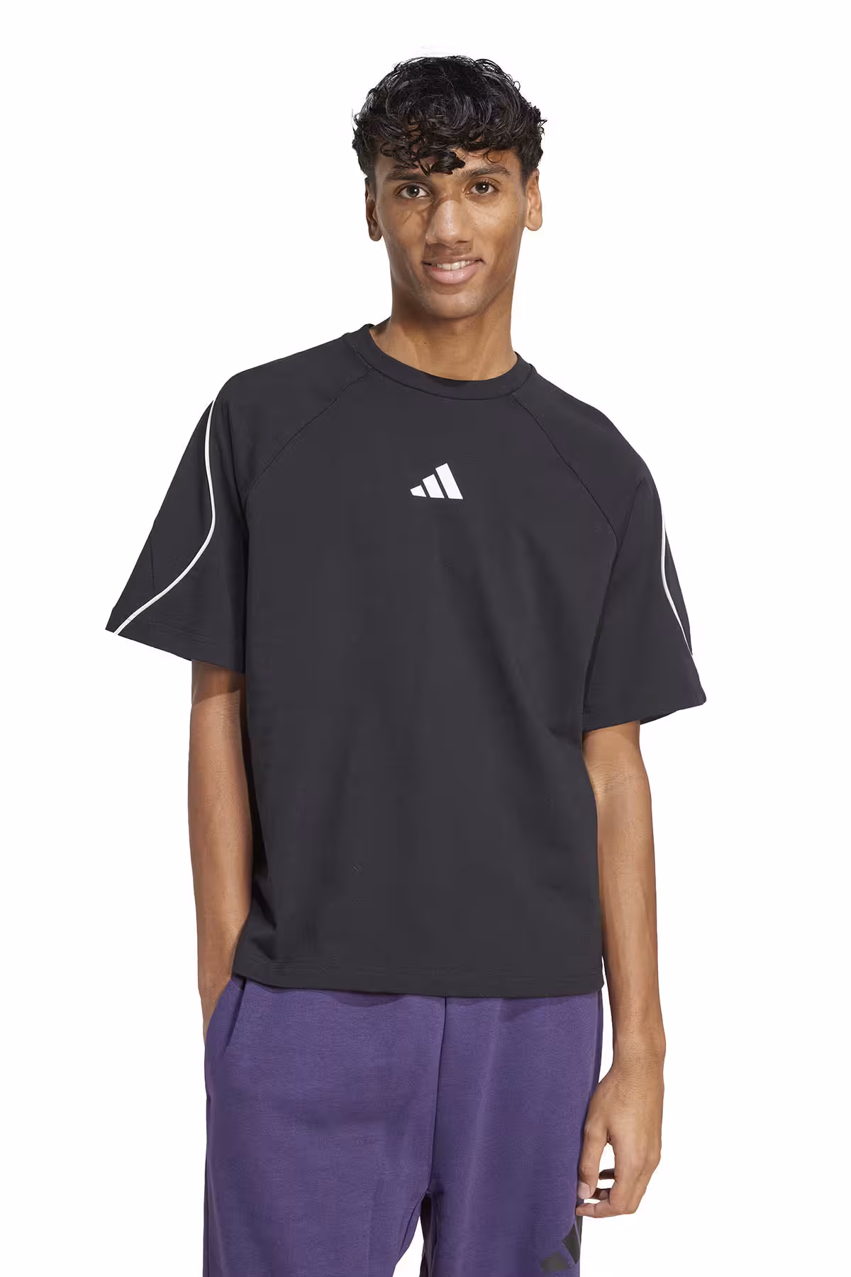 تی شرت مردانه M استادیوم بازوی کوتاه مردان سیاه پوست adidas