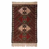 فرش دستباف دو متری طرح خراسان  کد 4020337