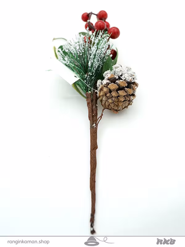 شاخه کاج برفی 32 سانتی متری