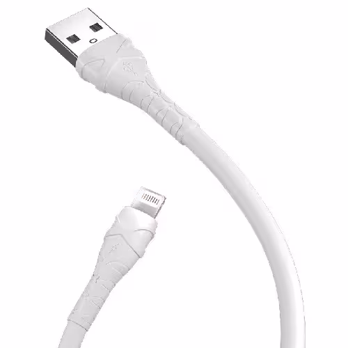 کابل شارژ آیفون sibraton مدل s207 i - رنگ سفید - یکساله متین