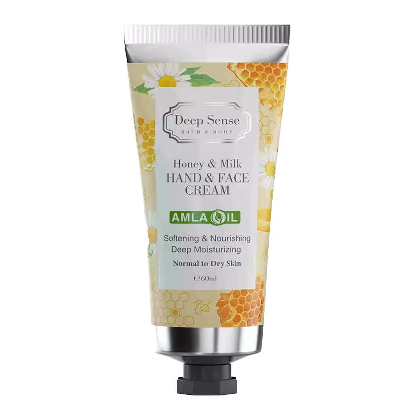 کرم مرطوب کننده پوست خشک شیر و عسل دیپ سنس