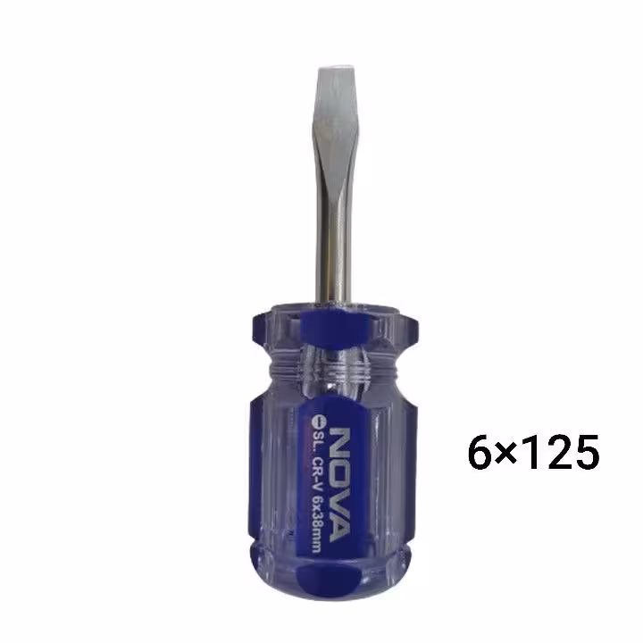 پیچ گوشتی دسته کریستالی 125×6 دوسو نووا NOVA مدل 1126