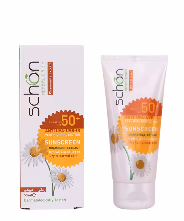 شون-ضد افتاب SPF50 رنگی پوست خشک(طبیعی)م