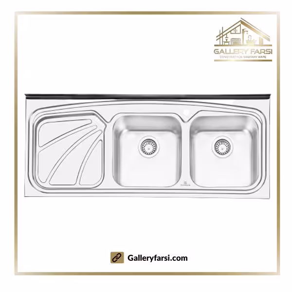 سینک پرنیان استیل روکار مدل PS-1110