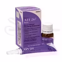 سیلر رزینی پودرو مایع بنفش اصلی AH26 Silver free resin DENTSPLY برند Dentsply