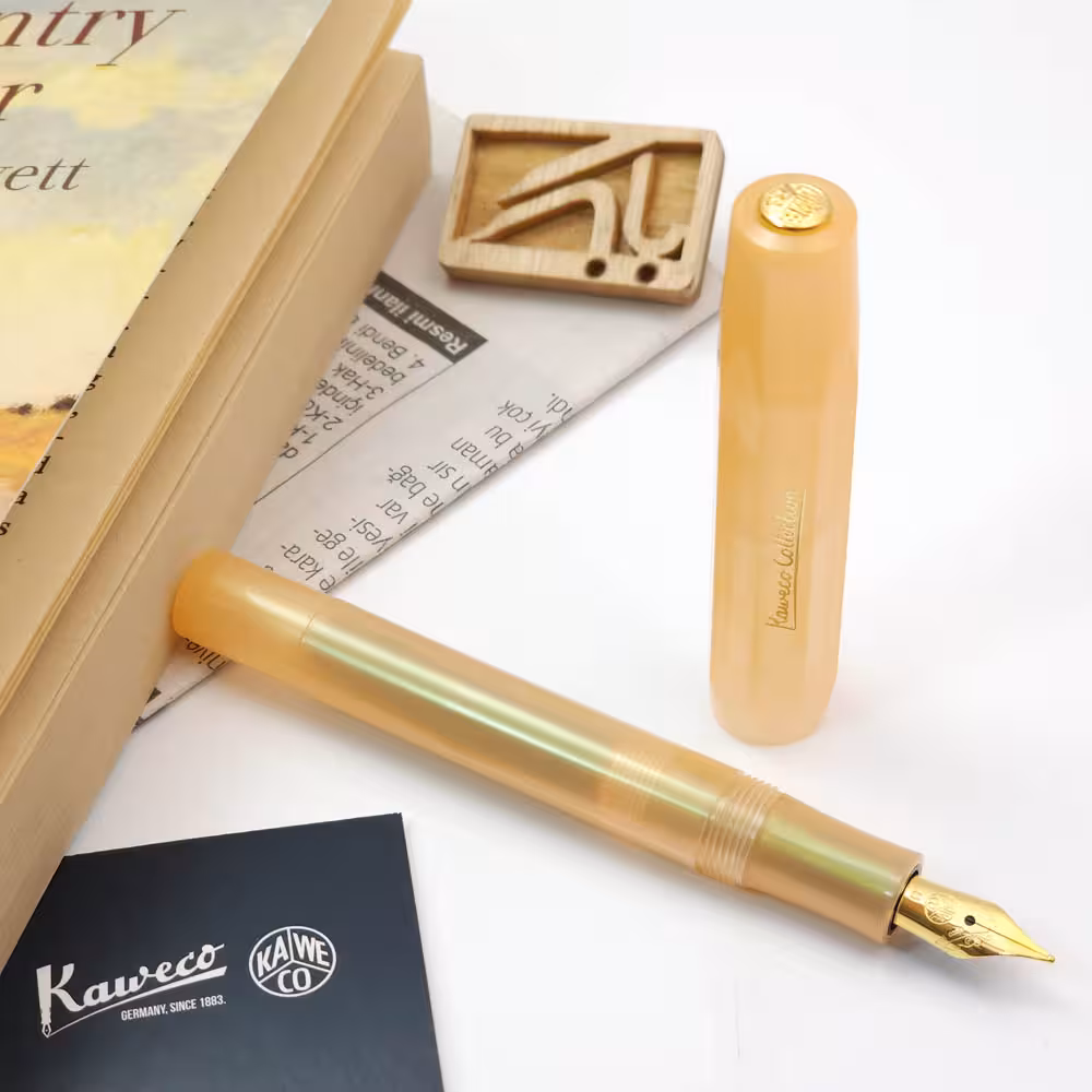 خودنویس کاوکو کالکشن نارنجی روشن زردآلو Kaweco COLLECTION FP Apricot pearl