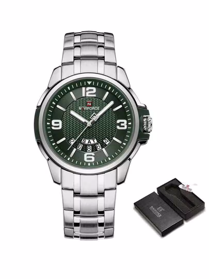 ساعت مچی عقربه ای مردانه نیوی فورس Naviforce 9215 S/GN/GN