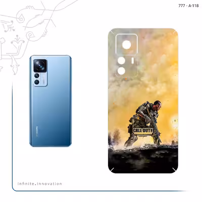 برچسب پوششی ماهوت مدل Call of Duty Warfare Game Series مناسب برای گوشی موبایل شیائومی 12T