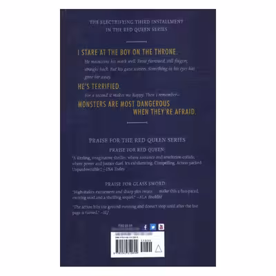 کتاب Red Queen 3 Kings Cage اثر Victoria Aveyard انتشارات الوندپویان