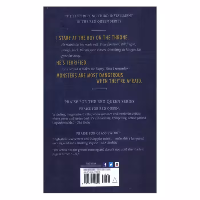 کتاب Red Queen 3 Kings Cage اثر Victoria Aveyard انتشارات الوندپویان