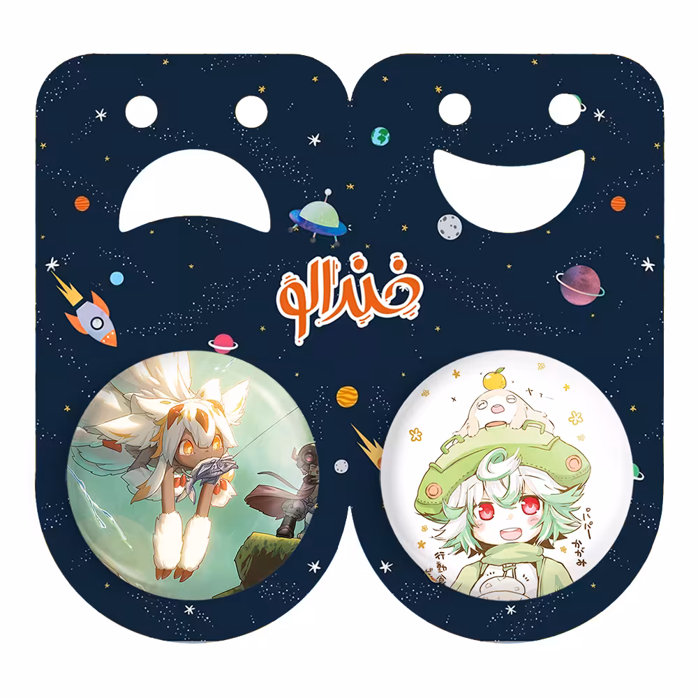 پیکسل خندالو مدل فیوپا و میدوری انیمه ساخته شده در پرتگاه Made in Abyss کد 2210822098 مجموعه 2 عددی