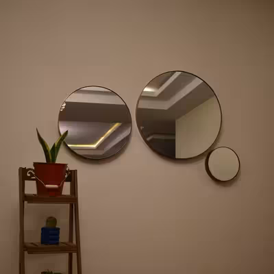 آینه طرح گرد مدل خیال بسته سه عددی