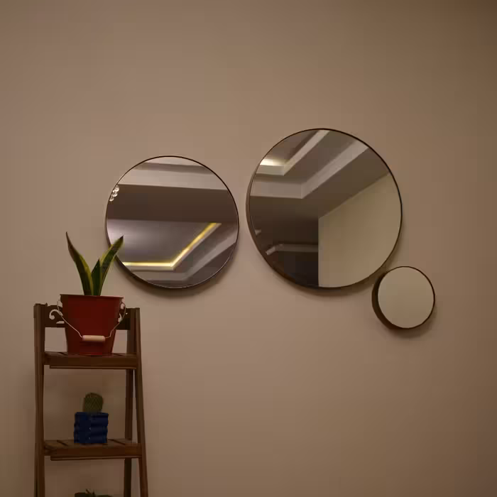 آینه طرح گرد مدل خیال بسته سه عددی