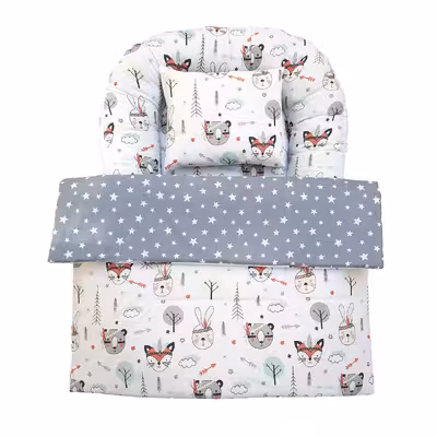 سرویس خواب نوزاد طرح روباه مجموعه 4 عددی