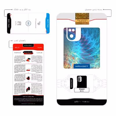 برچسب پوششی ماهوت مدل Mathematical Geometric Shape 1 مناسب برای گوشی موبایل شیائومی Mi 11i