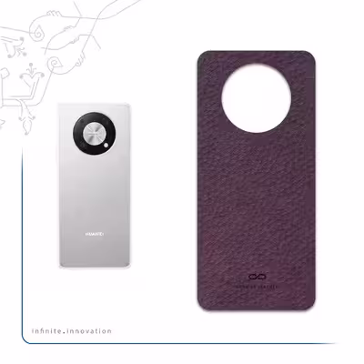برچسب پوششی ماهوت مدل Purple-Leather مناسب برای گوشی موبایل هوآوی Nova Y90