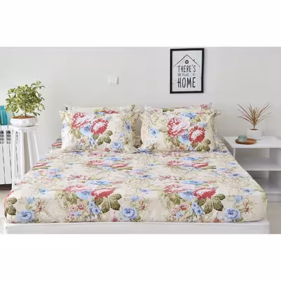 سرویس ملحفه بومرنگ مدل Goldan-120 یکنفره 2 تکه