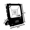 پروژکتور 30 وات فروردین مدل RGB کنترل دار