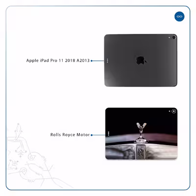 برچسب پوششی ماهوت مدل Rolls-Royce Motor مناسب برای تبلت اپل iPad Pro 11 2018 A2013