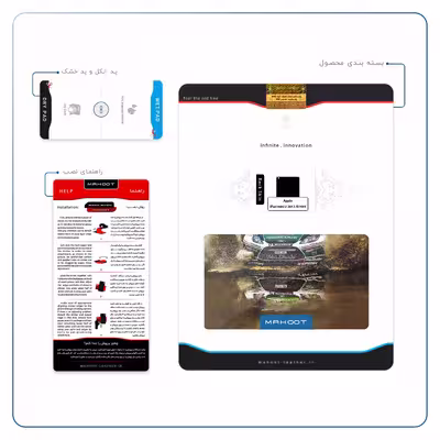برچسب پوششی ماهوت مدل Rally مناسب برای تبلت اپل iPad mini 2 2013 A1489