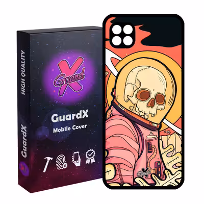 کاور گارد ایکس طرح اسکلت مدل Glass10503 مناسب برای گوشی موبایل سامسونگ Galaxy A22 5G