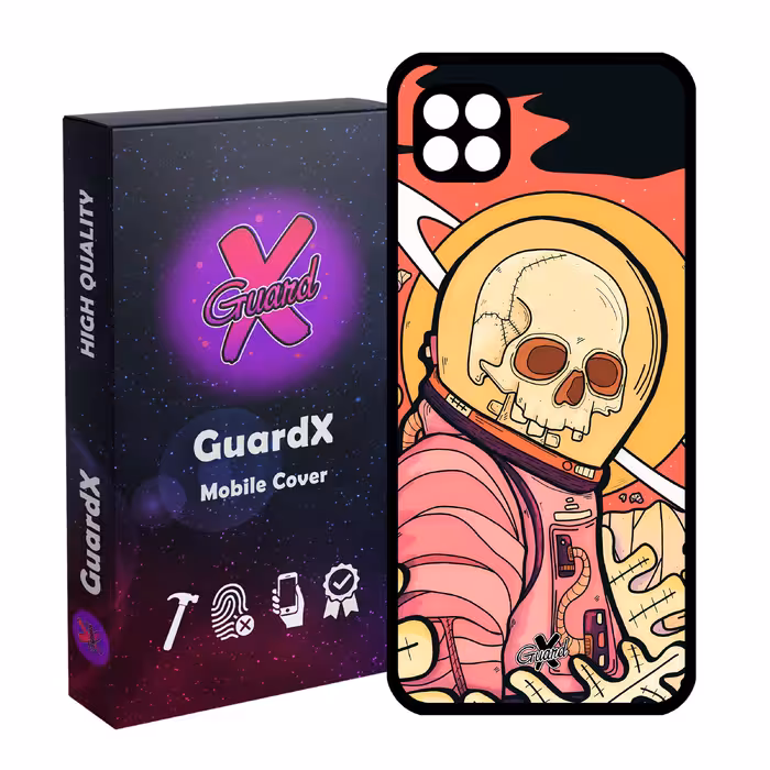 کاور گارد ایکس طرح اسکلت مدل Glass10503 مناسب برای گوشی موبایل سامسونگ Galaxy A22 5G