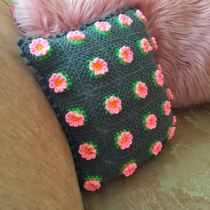 کاور کوسن بافتنی مدل لیلیان