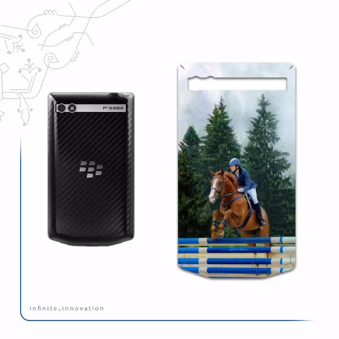 برچسب پوششی ماهوت مدل Equestrianism مناسب برای گوشی موبایل بلک بری P9983