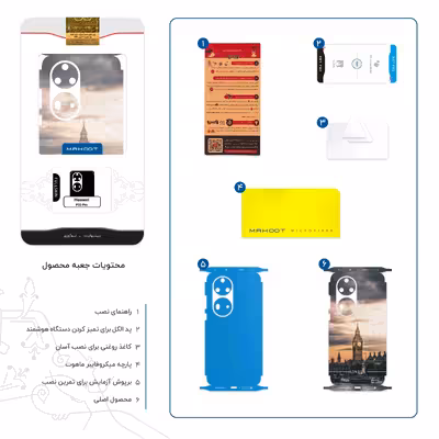 برچسب پوششی ماهوت مدل London-City-FullSkin مناسب برای گوشی موبایل هوآوی P50 Pro