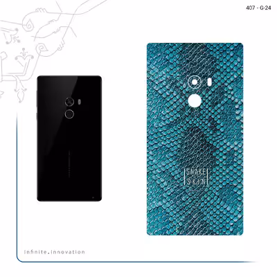 برچسب پوششی ماهوت مدل Blue Snake Skin مناسب برای گوشی موبایل شیائومی Mi Mix