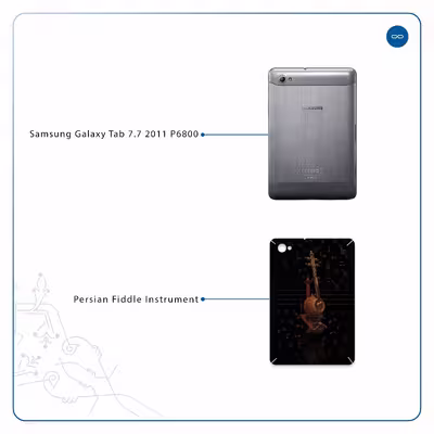 برچسب پوششی ماهوت مدل Persian Fiddle Instrument مناسب برای تبلت سامسونگ Galaxy Tab 7.7 2011 P6800
