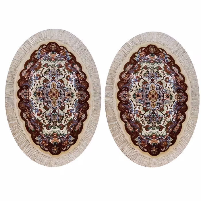  فرش دستباف نیم متری طرح تبریز مدل RAR 