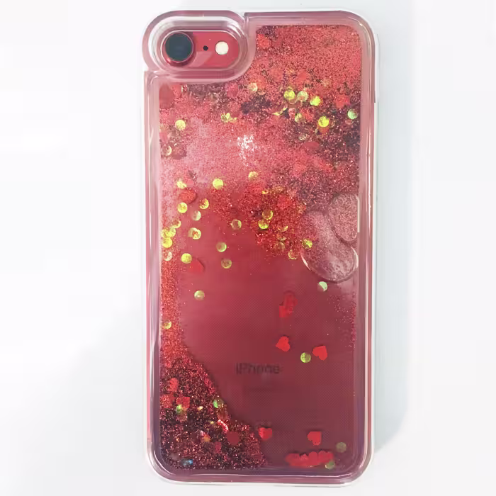 کاور طرح قلب و پولک مناسب برای گوشی موبایل اپل Iphone 7/8