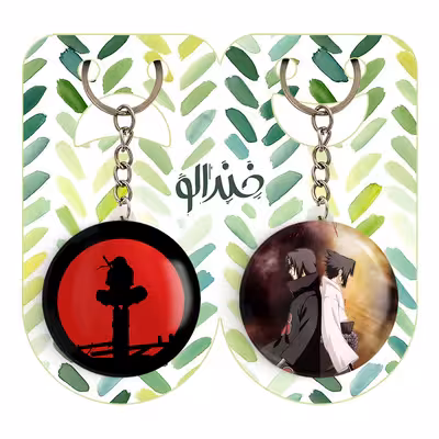 جاکلیدی خندالو مدل ساسکه و ایتاچی و اوچیها ایتاچی انیمه ناروتو کد 1124311248 مجموعه 2 عددی