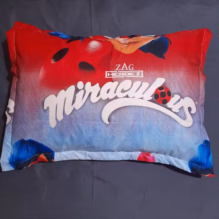 سرویس ملحفه مدل کشدوز niki03.20 کفشدوزکی کد 90 یک نفره دو تکه