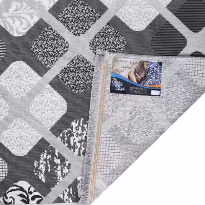 گلیم ماشینی دنیای فرش مدل آتوسا کد 1059