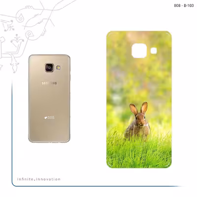 برچسب پوششی ماهوت مدل Rabbit مناسب برای گوشی موبایل سامسونگ Galaxy A3 2016