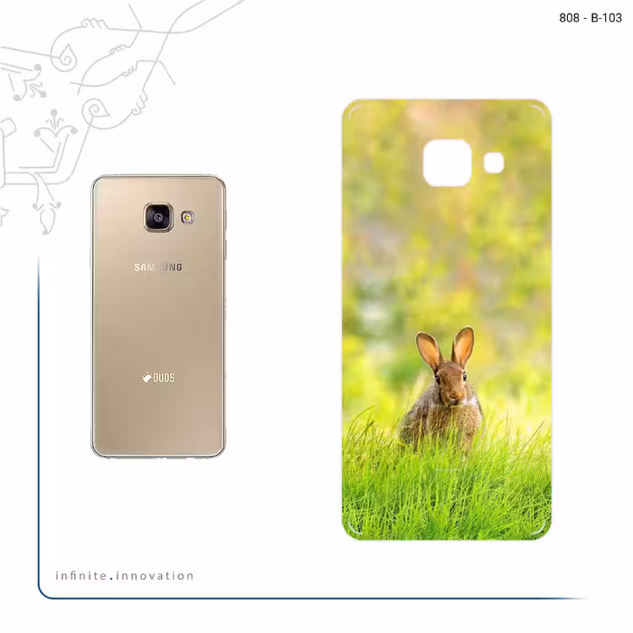 برچسب پوششی ماهوت مدل Rabbit مناسب برای گوشی موبایل سامسونگ Galaxy A3 2016