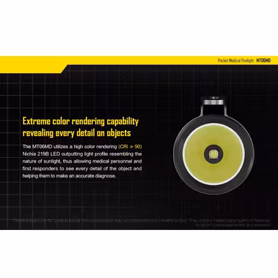 چراغ قوه پزشکی نایت کر مدل MT06MD