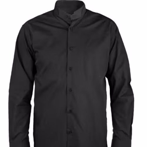 پیراهن مشکی هیاتی سایزS(یقه دیپلمات بروجرد)(تک یقه)