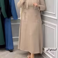 ست جلیقه و‌سارافون سودا