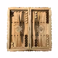 تخته نرد تمام منبت هشتپر پرکار