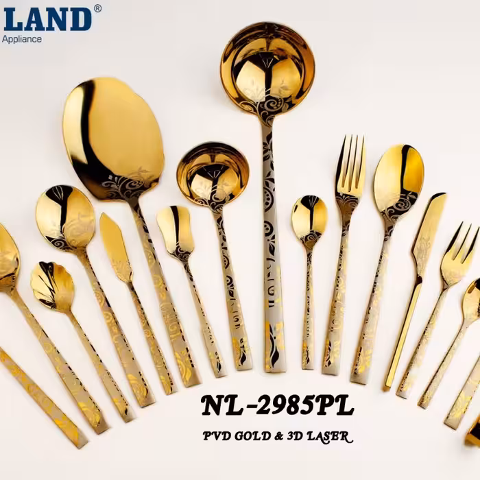 سرویس قاشق و چنگال 135 پارچ نیولند مدل 2985PL