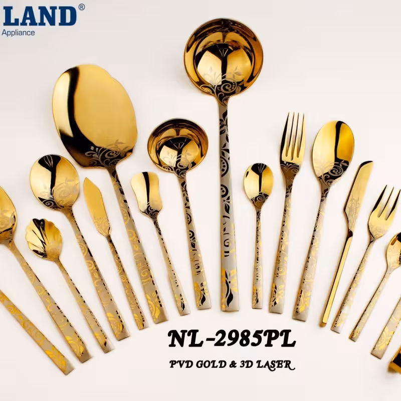 سرویس قاشق و چنگال 135 پارچ نیولند مدل 2985PL