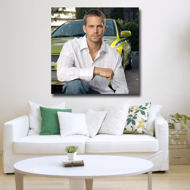 تابلو شاسی مدل paul walker کد 5 | دنیای قاب